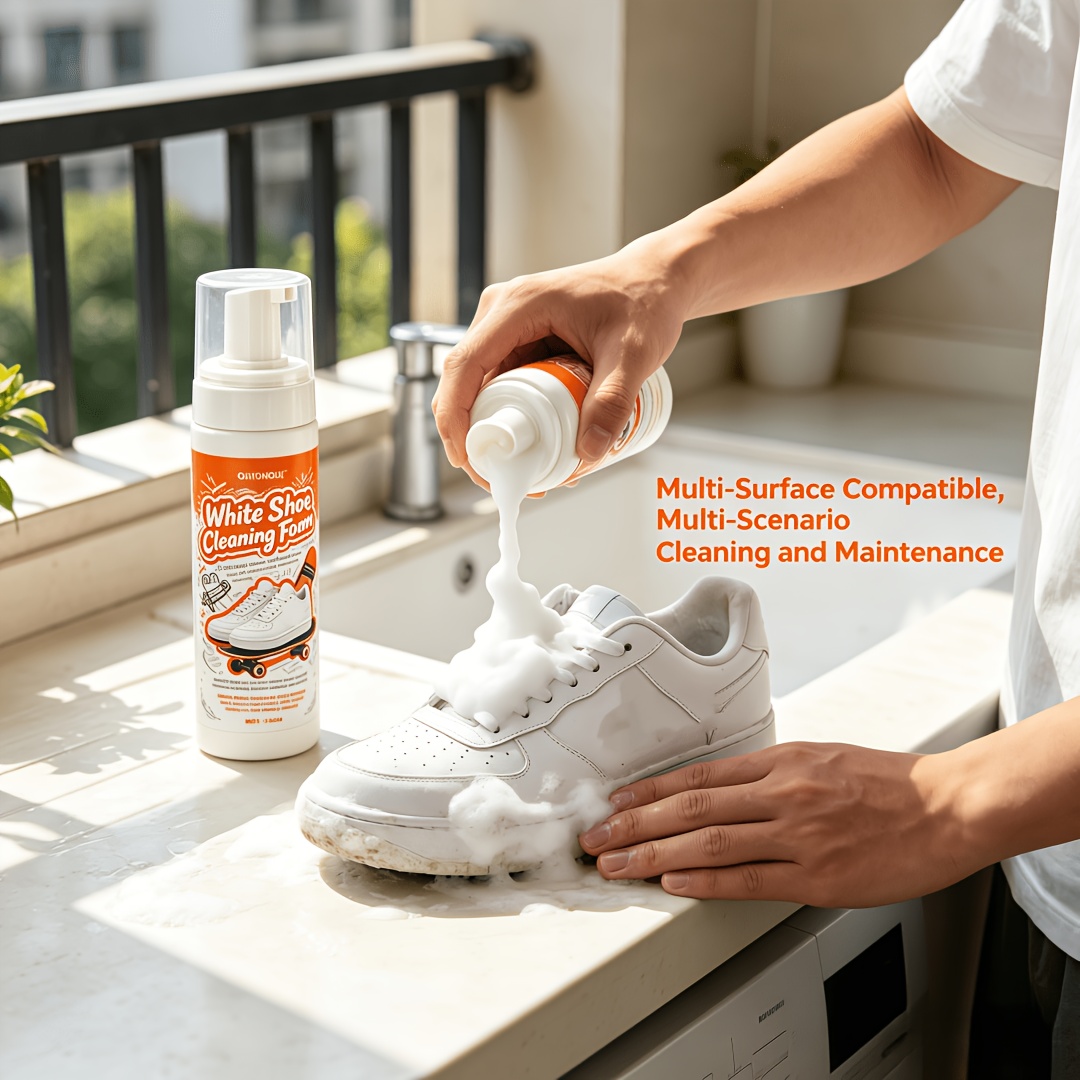 Care For Sneaker - Nettoyant pour chaussures blanches sans rinçage,