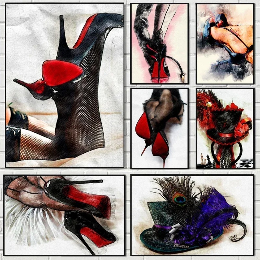 Waterproof Spray Shoe - Peintures sur toile de femmes modernes