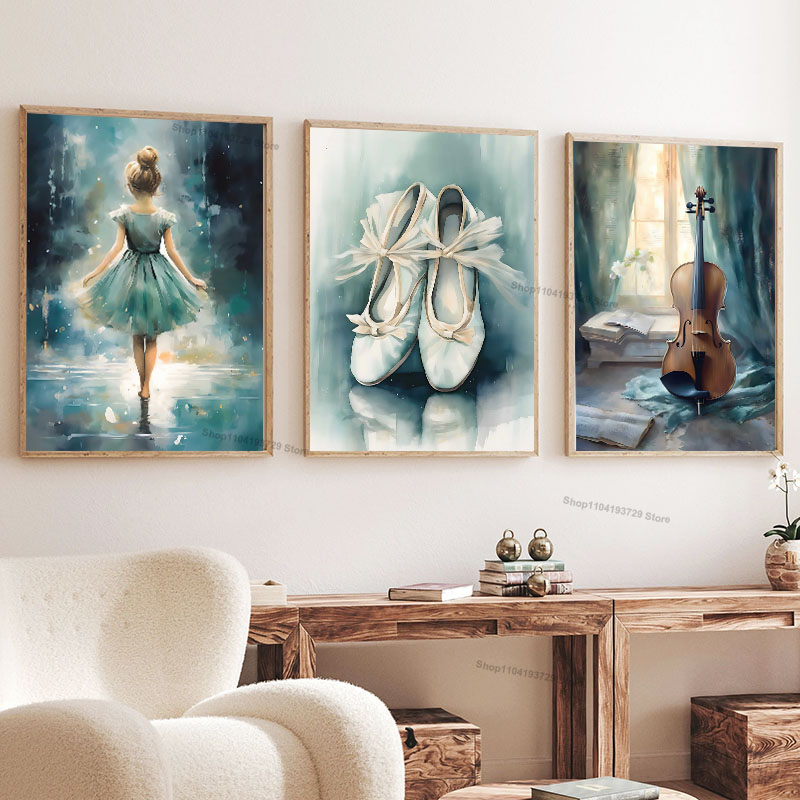 Waterproof Spray Shoe - Peinture sur toile de fille dansant