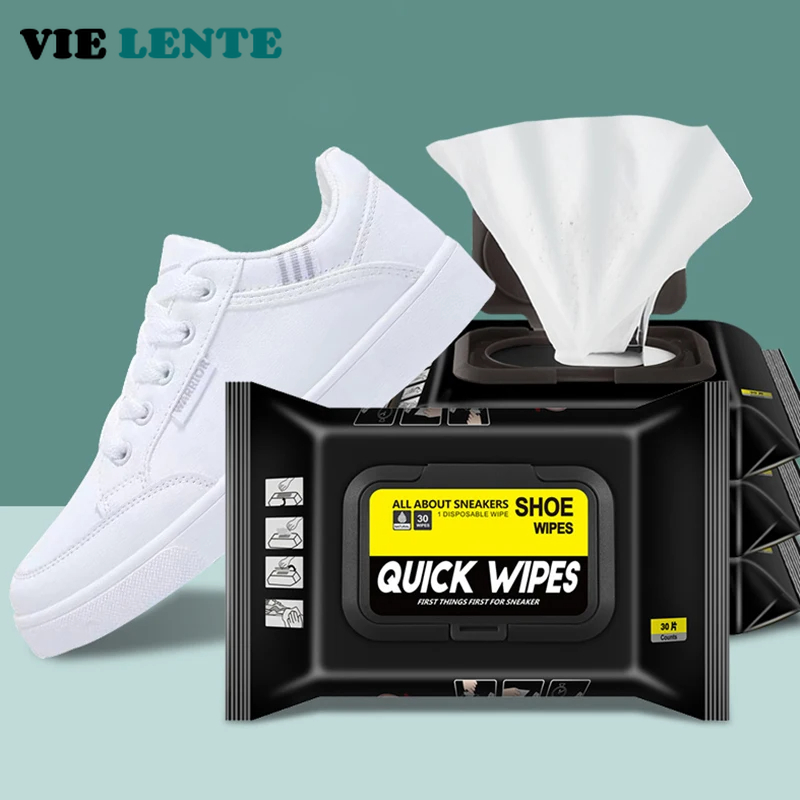 Care For Sneaker - 12 pièces/30 pièces chaussures jetables lingettes