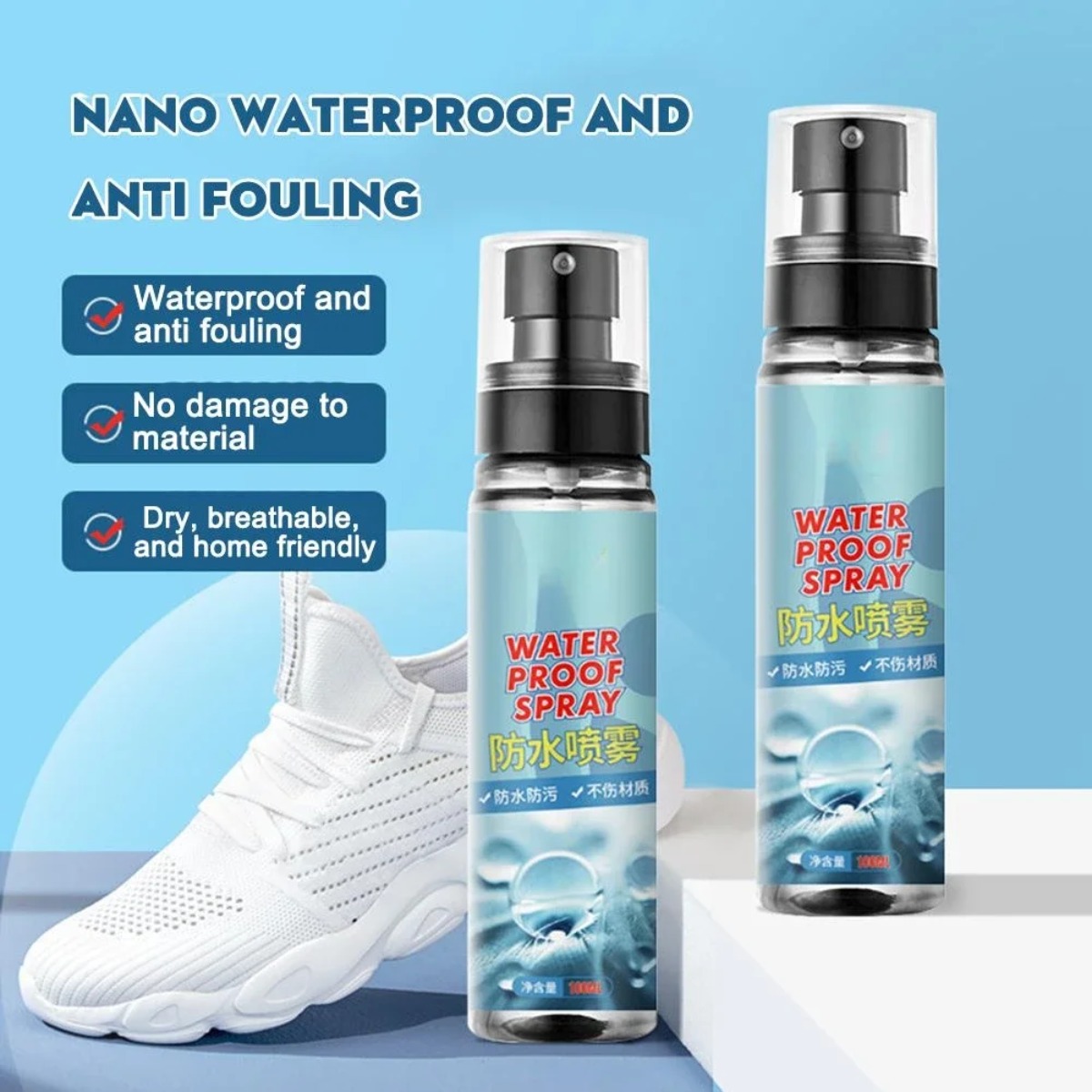 Spray imperméable Convient aux - Waterproof Spray Shoe avis et prix