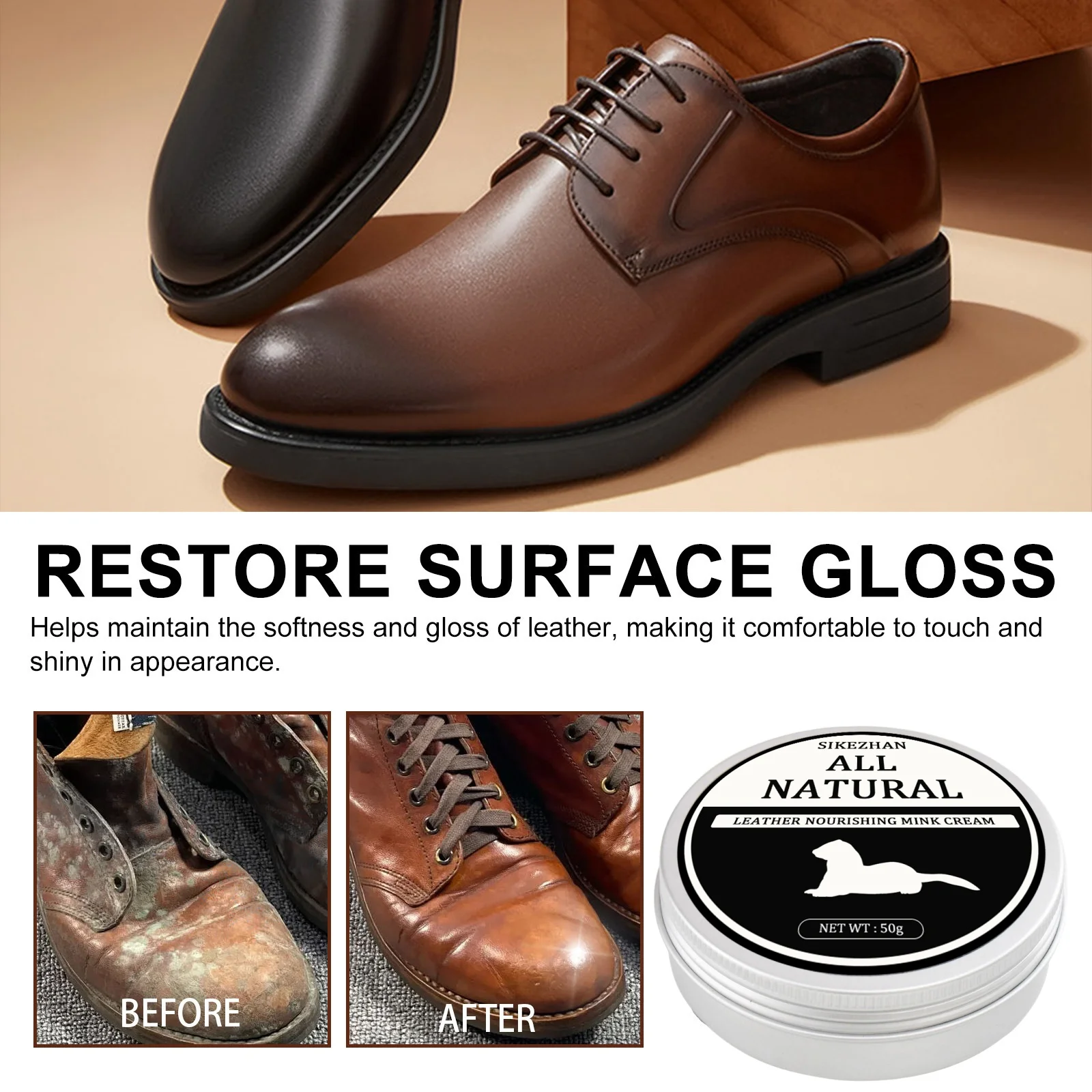 SIEllZHAN-Nettoyant pour canap - Shoe Polish Cream avis et prix